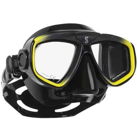 Masca Scubapro ZOOM EVO Black Galben 01
