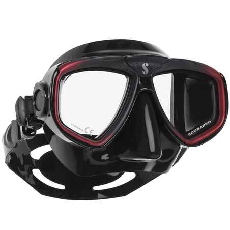 Masca Scubapro ZOOM EVO Black Rosu 01