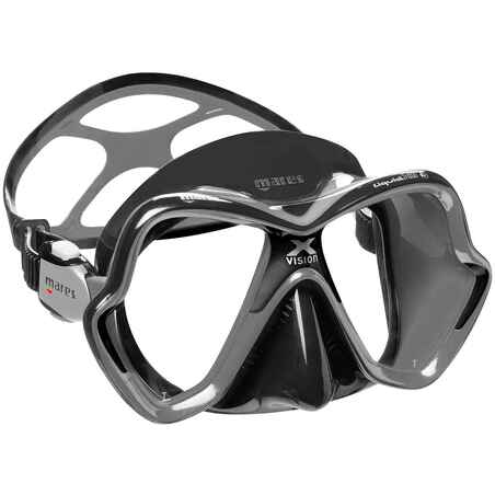 Masca SCUBA Mares X VISION ULTRA Black Argintiu 01