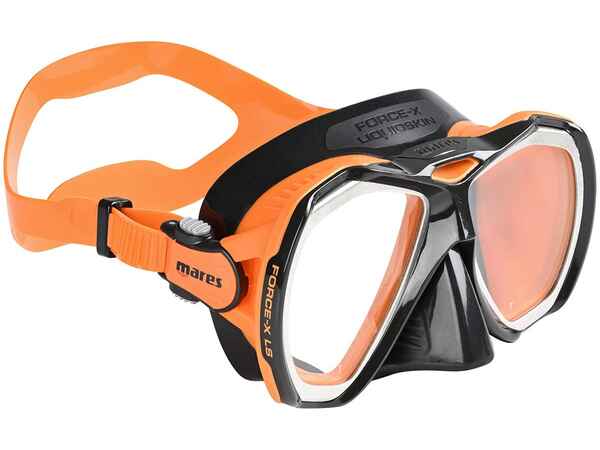 Masca SCUBA Mares FORCE X LS Black Portocaliu 01