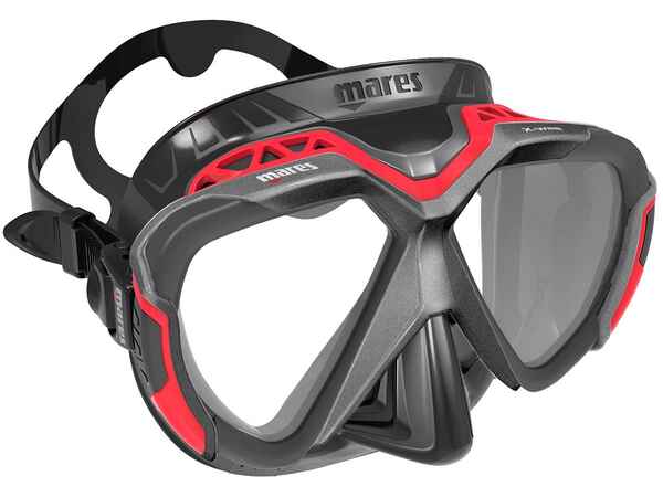 Masca SCUBA Mares X WIRE Black Rosu 01