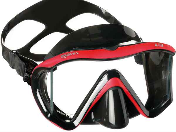 Masca SCUBA Mares i3 Black Rosu 01