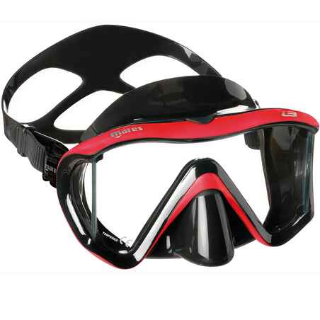 Masca SCUBA Mares i3 Black Rosu 01
