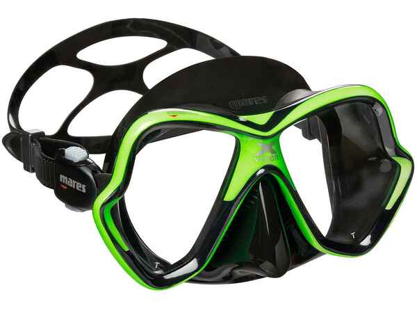 Masca SCUBA Mares X VISION Black Lime 01