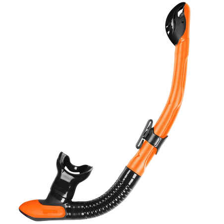 Snorkel Mares ERGO DRY Black Portocaliu 01